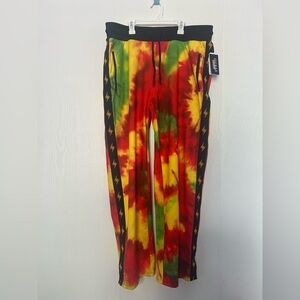 Guess J Balvin Vibras Tie-Dyed Men’s Track Pants Size-  L